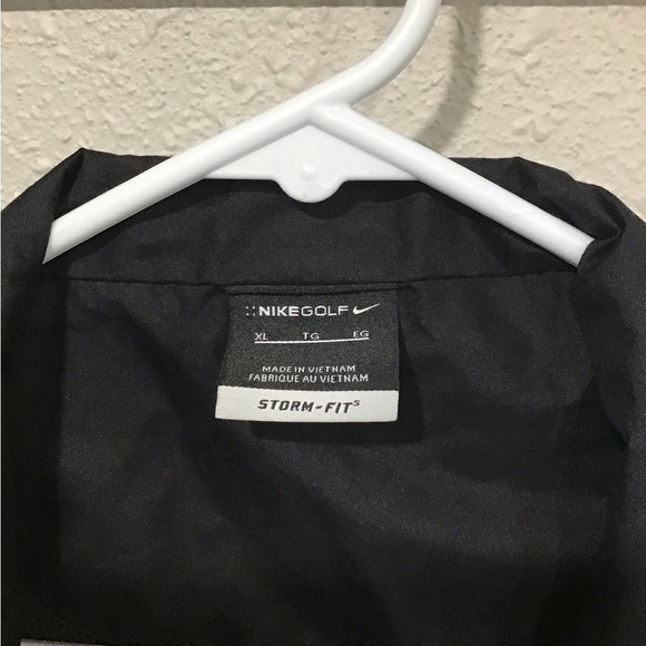 Nike Golf Storm-FIT Men’s XL Jacket Blue/Black Waterproof Windbreaker Rain Shell - Picture 2 of 5